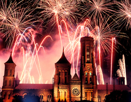 Smithsonian castle fireworks