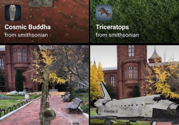 AR objects to use in mobile