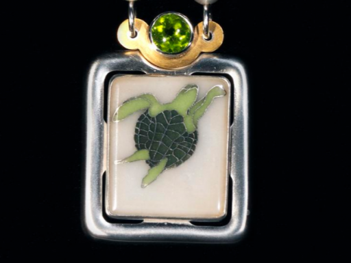 sea turtle pendant.