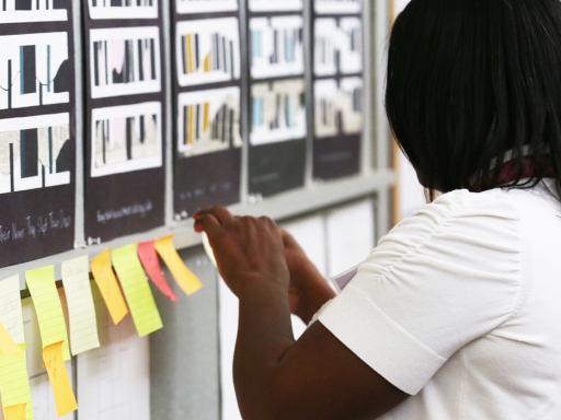 Brainstorming session of educators at the Cooper Hewitt.