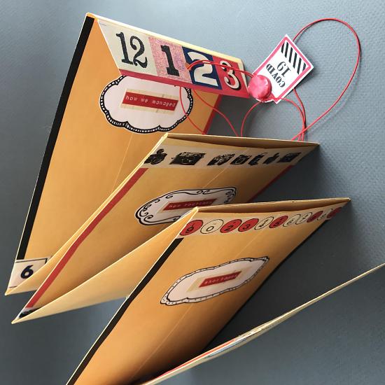 accordion paper time capsule