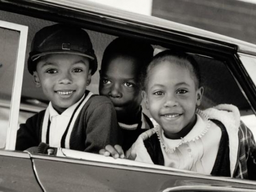 kids in car