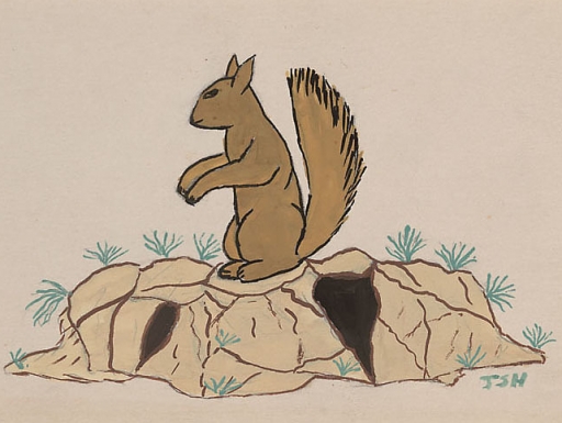 Squirrel n.d. Painting