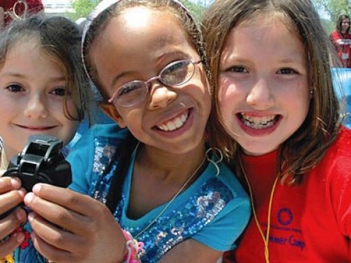 smiling young campers